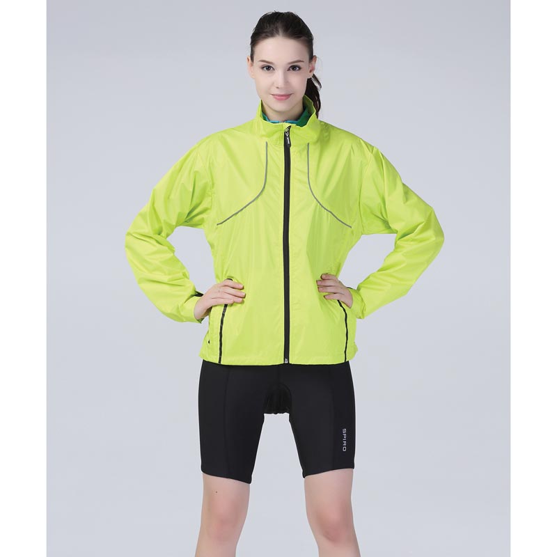 Spiro Crosslite trail and track jacket - Neon Lime S